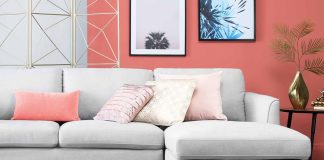 Idei de camere in culoarea Living Coral pe care le vei adora